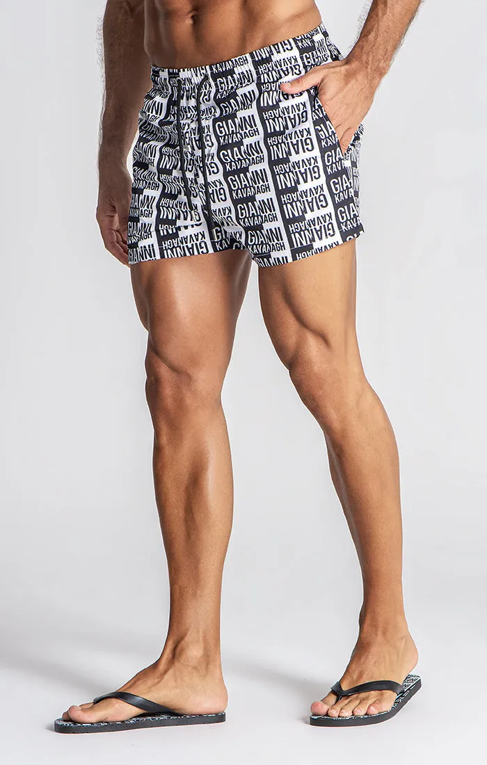 Black Multiply Swimshorts