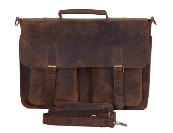 Buffalo Leather Laptop Bag