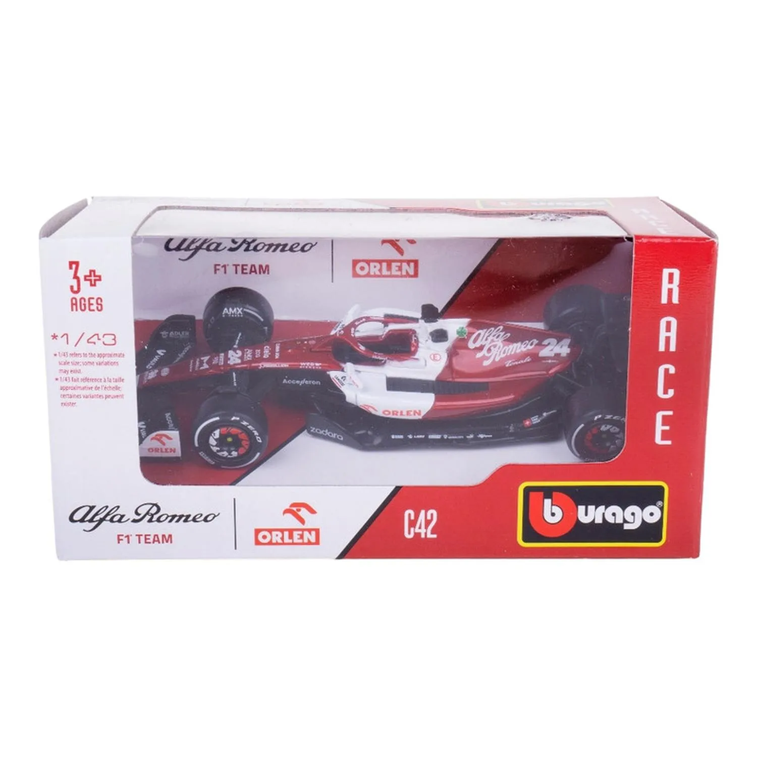 Burago Vehículo C42 77 Escala 1:43 Alfa Romeo