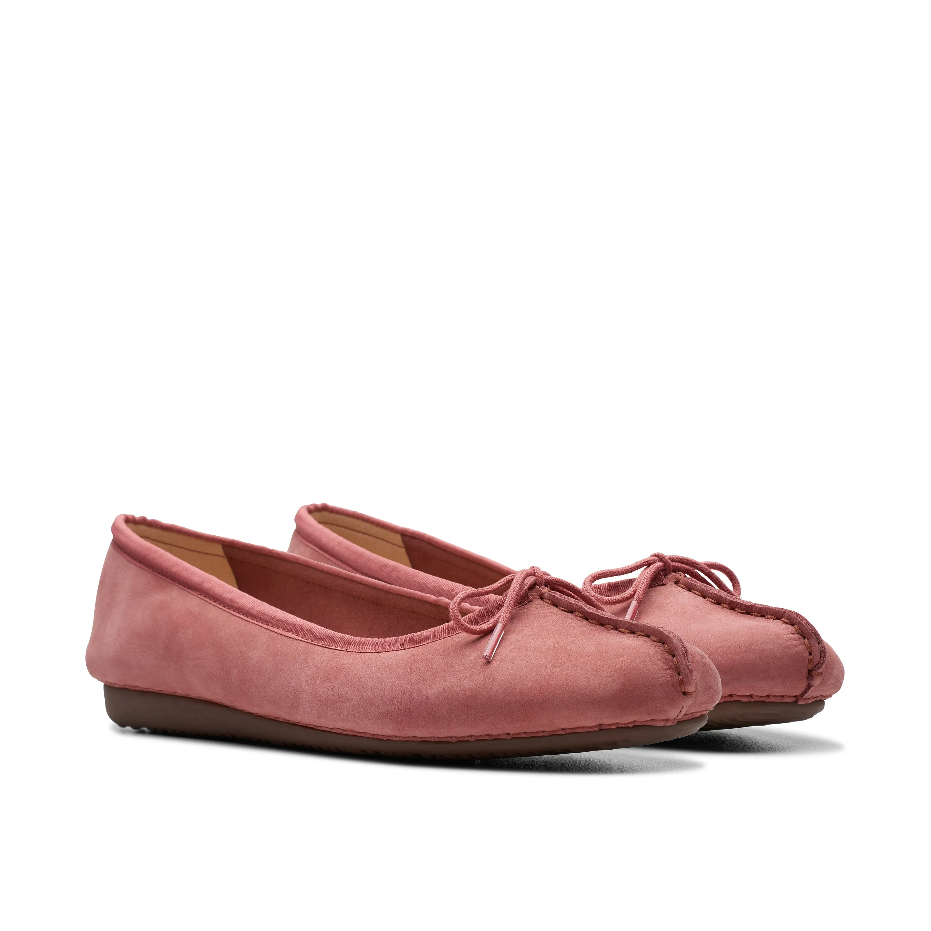 CLARKS | BAILARINAS MUJER | FRECKLE ICE DUSTY ROSE NBK | DORADO