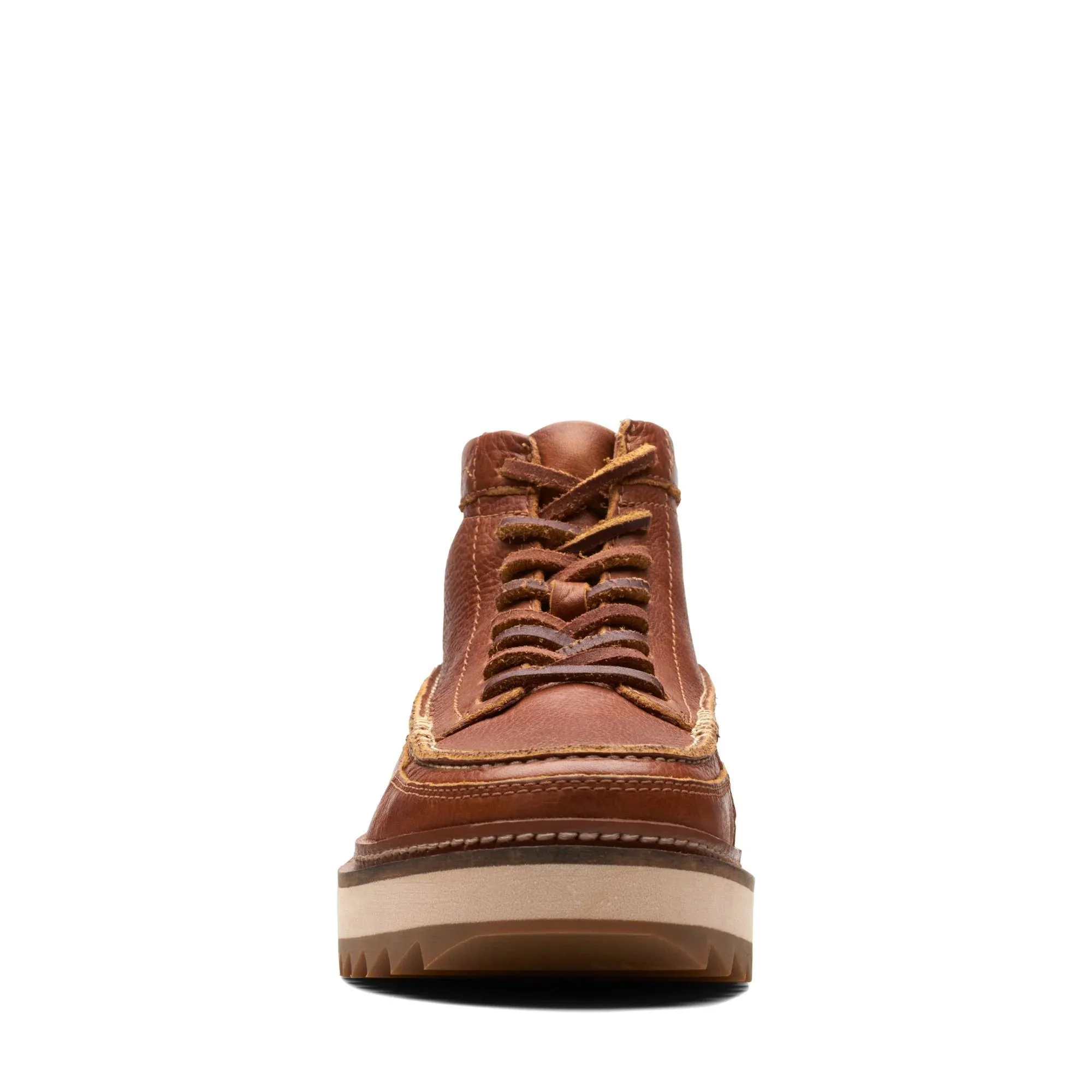 CLARKS | BOTINES HOMBRE | CLARKHILL MID DARK TAN LEATHER | MARRÓN