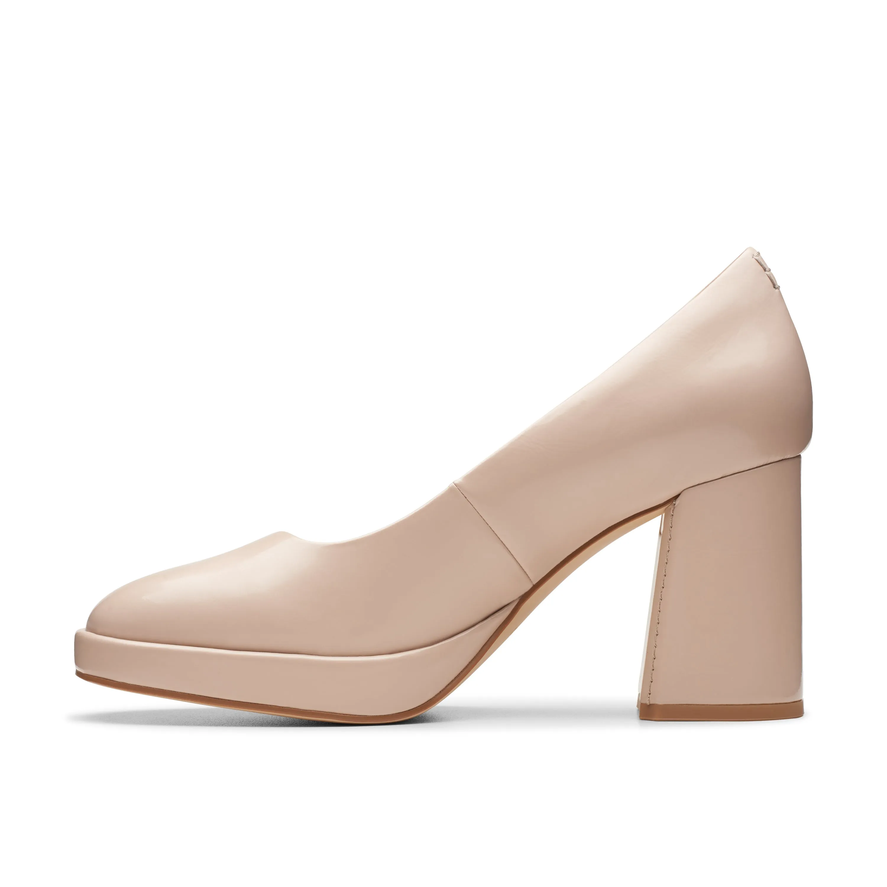 CLARKS | ZAPATOS DE VESTIR MUJER | ZOYA85 COURT SAND PATENT | BEIGE