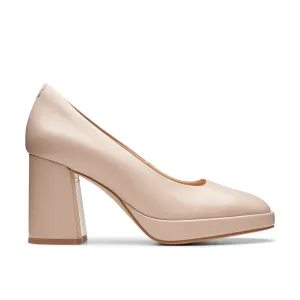 CLARKS | ZAPATOS DE VESTIR MUJER | ZOYA85 COURT SAND PATENT | BEIGE