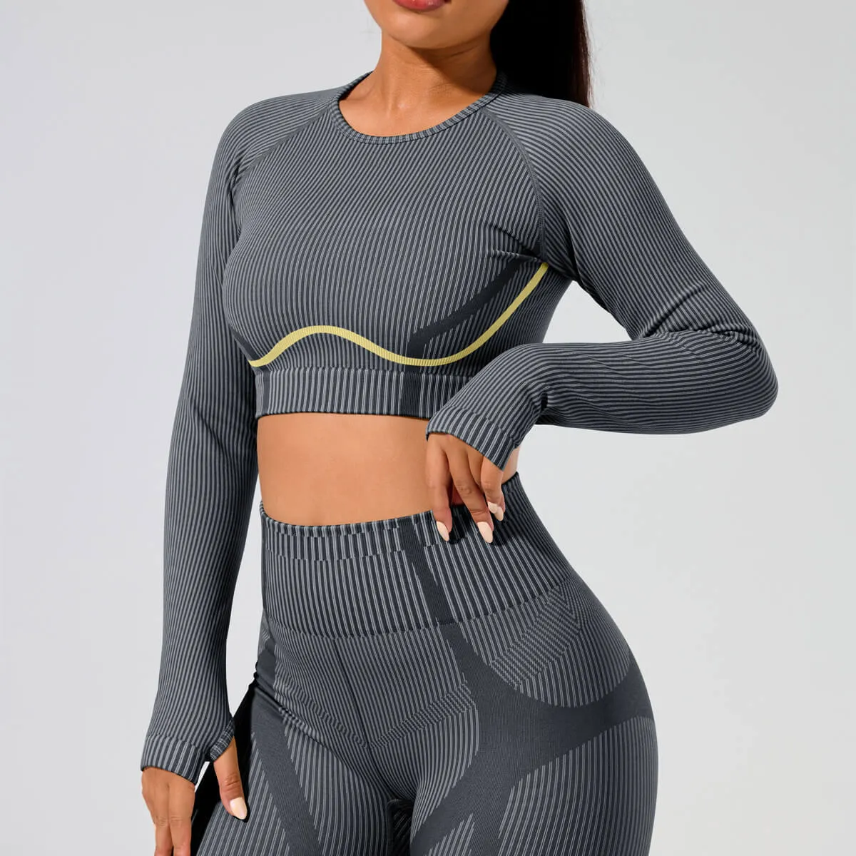 Conjunto SportTech Top Manga Longa e Legging