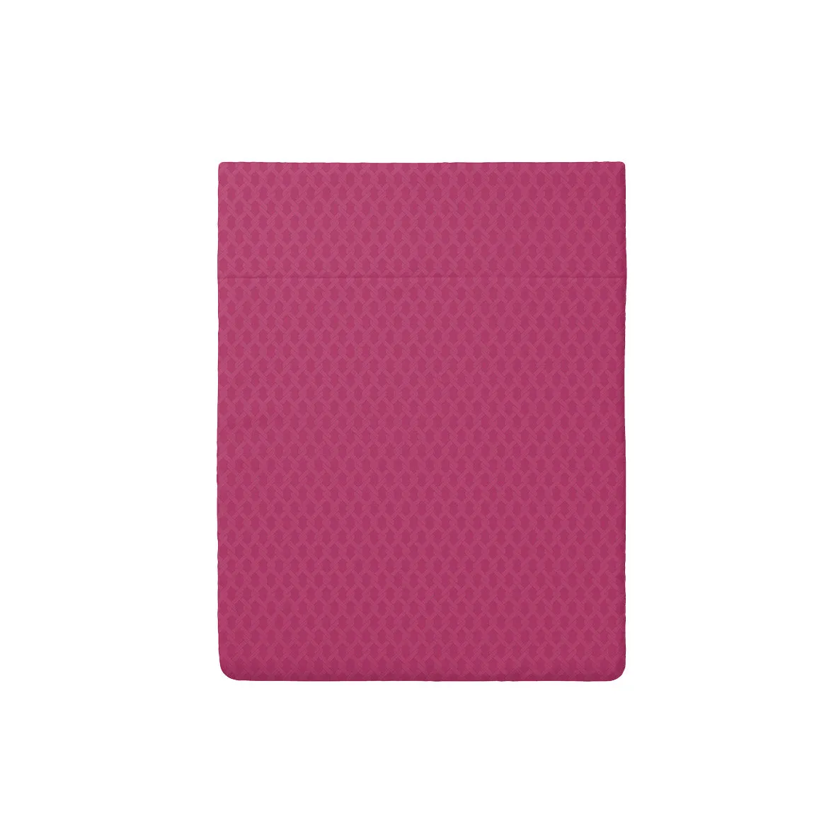 Drap plat satin de coton - Garden Micro Framboise