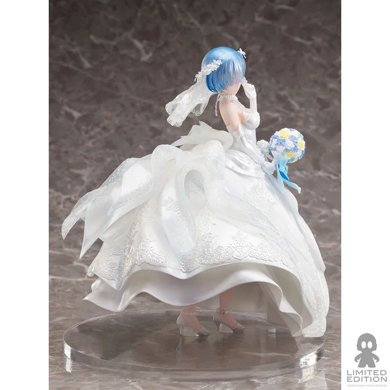 Furyu Figura Rem Wedding Dress Escala 1:7 Re:Zero Starting Life In Another World - Limited Edition