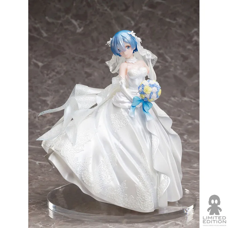 Furyu Figura Rem Wedding Dress Escala 1:7 Re:Zero Starting Life In Another World - Limited Edition