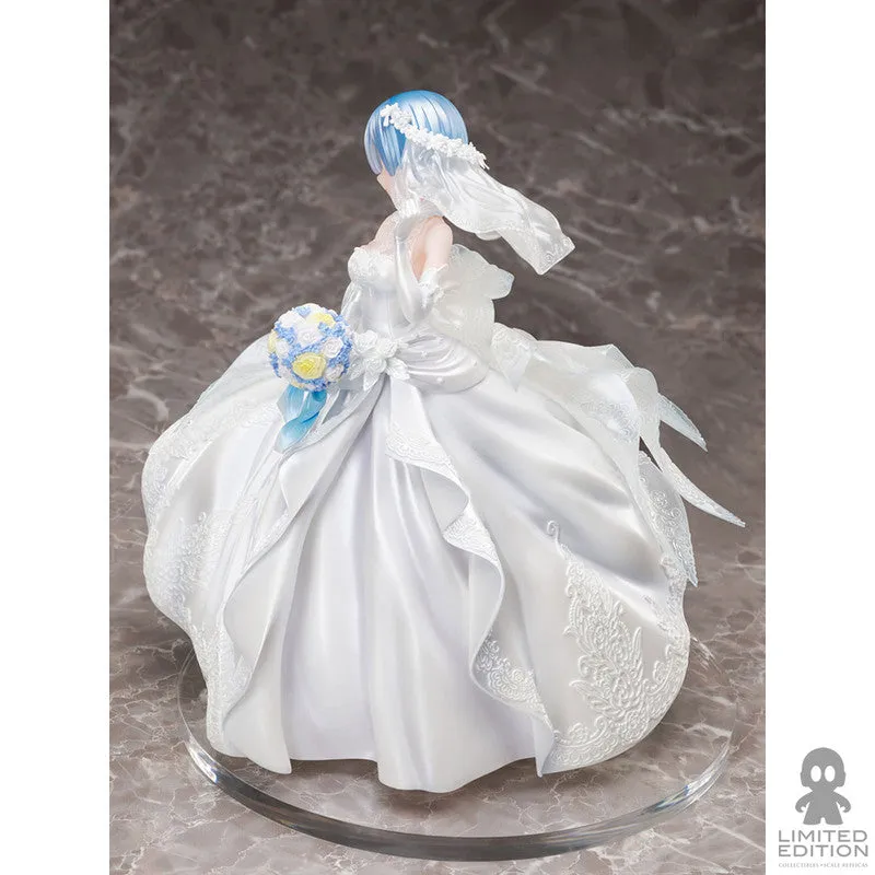 Furyu Figura Rem Wedding Dress Escala 1:7 Re:Zero Starting Life In Another World - Limited Edition