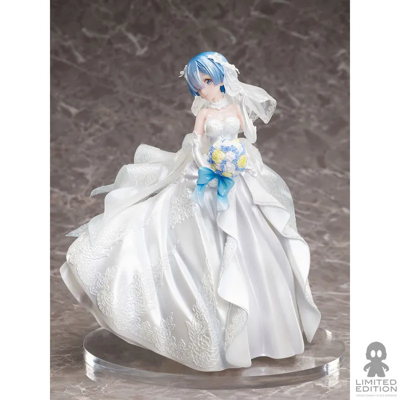 Furyu Figura Rem Wedding Dress Escala 1:7 Re:Zero Starting Life In Another World - Limited Edition