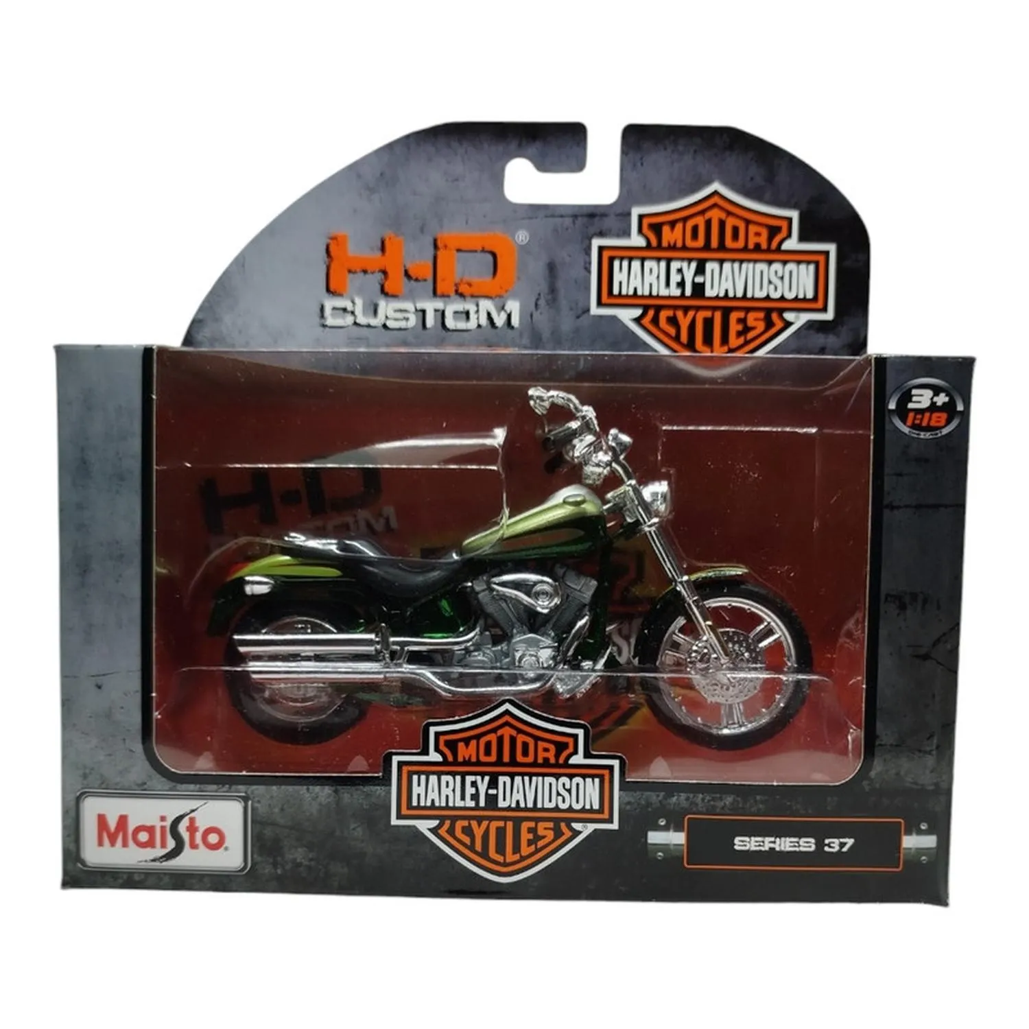 Jada Toys Vehículo Motocicleta 2004 Fxstdse 2 Cvo Escala 1:18 Harley-Davidson