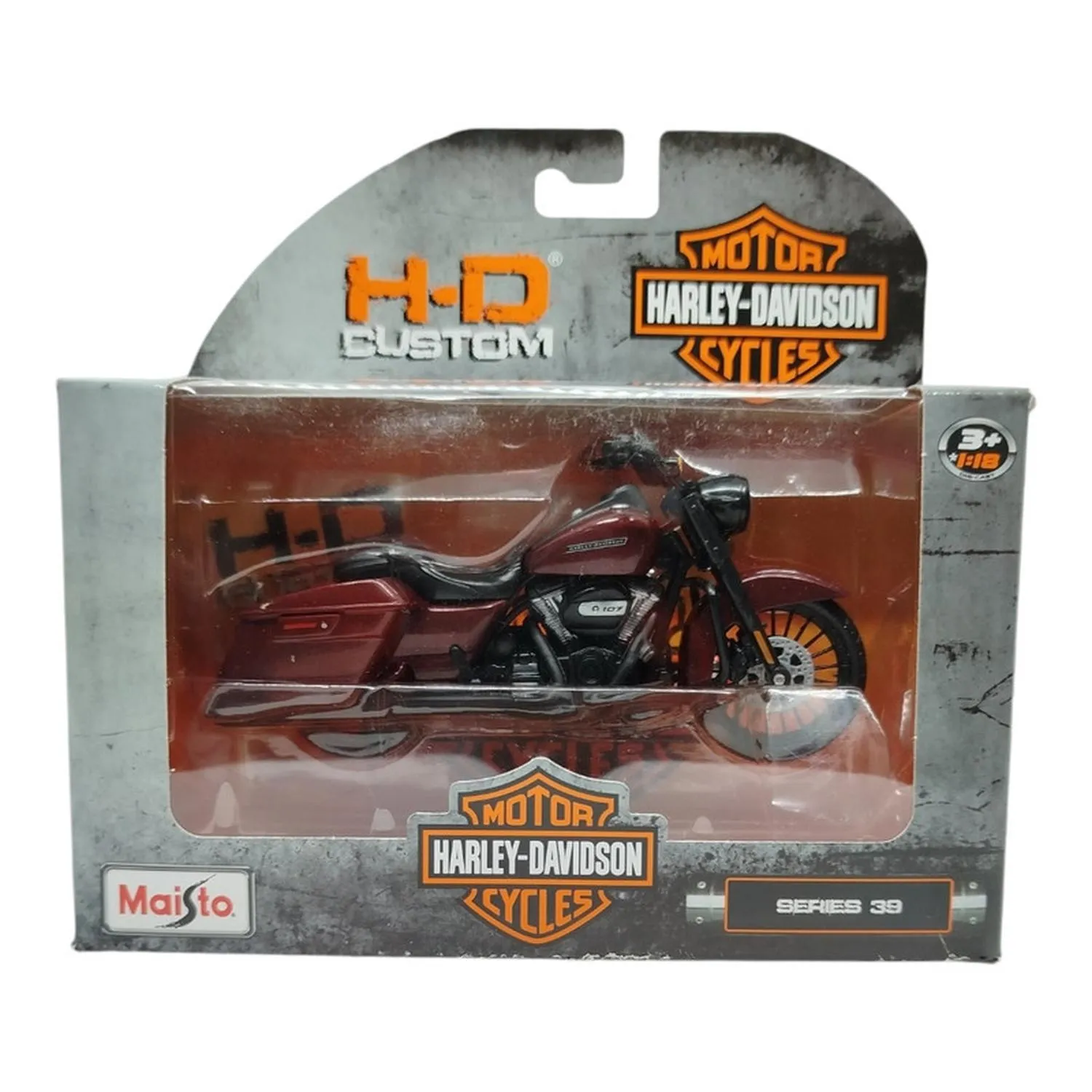 Jada Toys Vehículo Motocicleta 2017 Road King Special Escala 1:18 Harley-Davidson