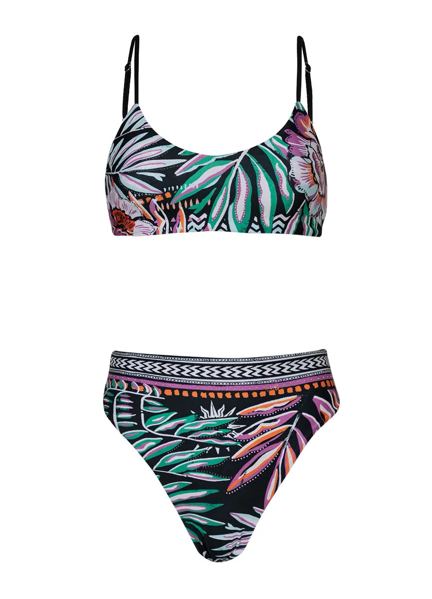 Maaji Jaguar Jungle Lanai Classic Bralette Bikini Top