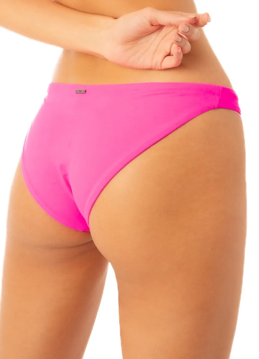 Maaji Radiant Pink Flirt Thin Side Bikini Bottom