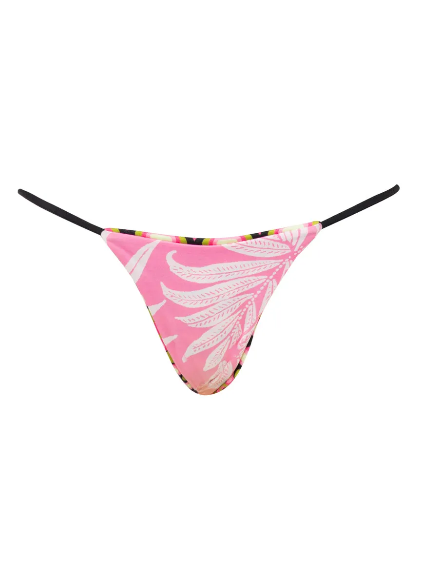 Maaji Retro Prism Flash Low Rise Single Strap Bikini Bottom