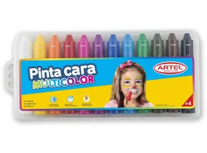 PINTA CARAS 12 COLORES ARTEL