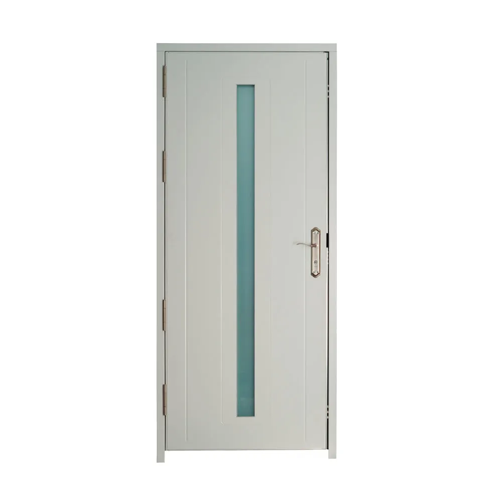 Puerta Acorazada Lisa 1 cristal B4 Grado 3 3 Puntos