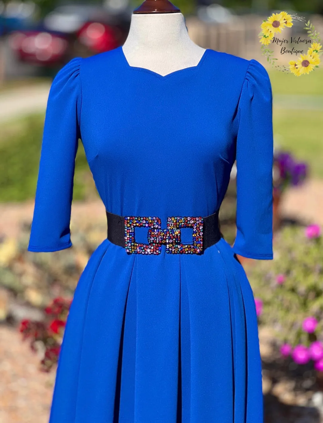 Royal Blue Dress (Paletoneado)