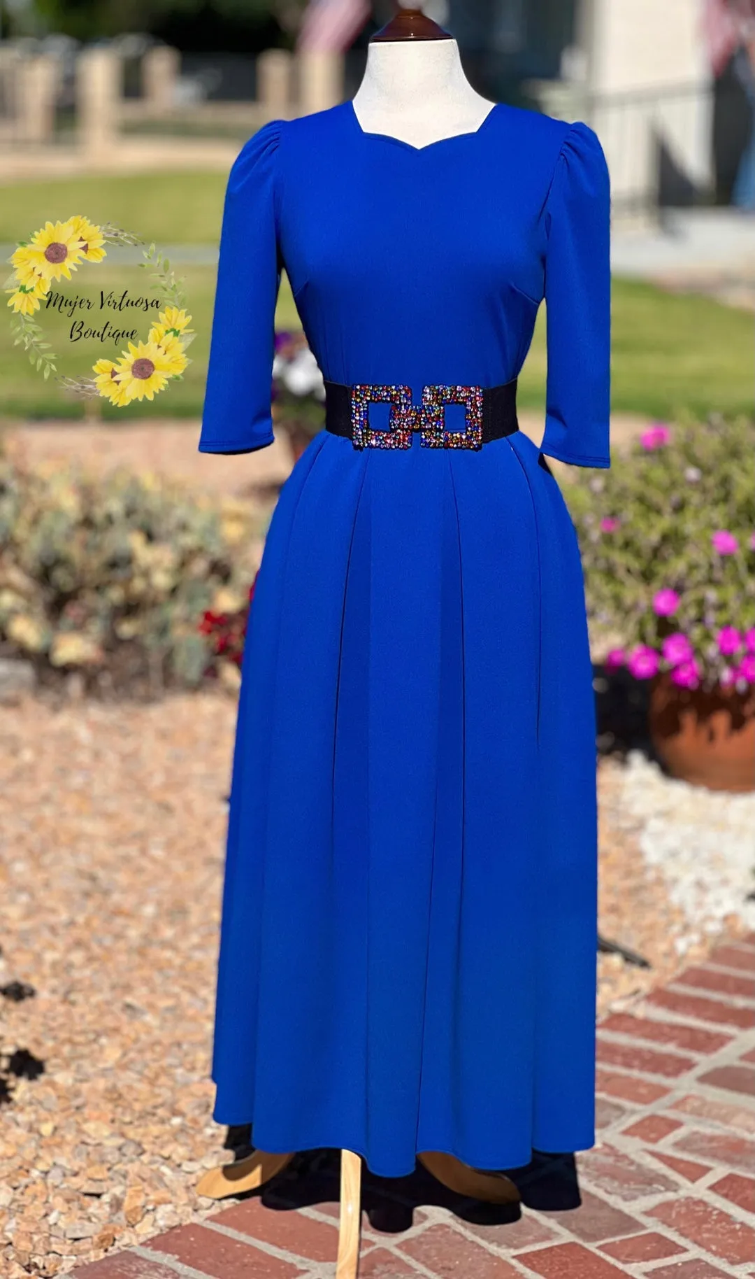 Royal Blue Dress (Paletoneado)