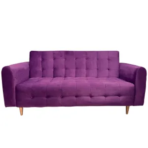 Sofa Cama Da Vinci Tela Petfriendly Morado