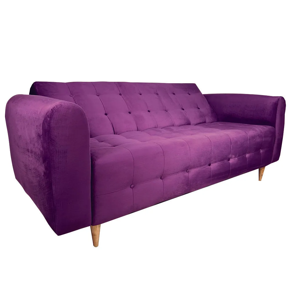 Sofa Cama Da Vinci Tela Petfriendly Morado