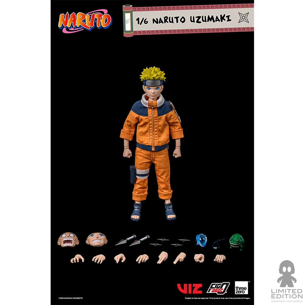 Threezero Figura Articulada Naruto Uzumaki Naruto By Masashi Kishimoto - Limited Edition