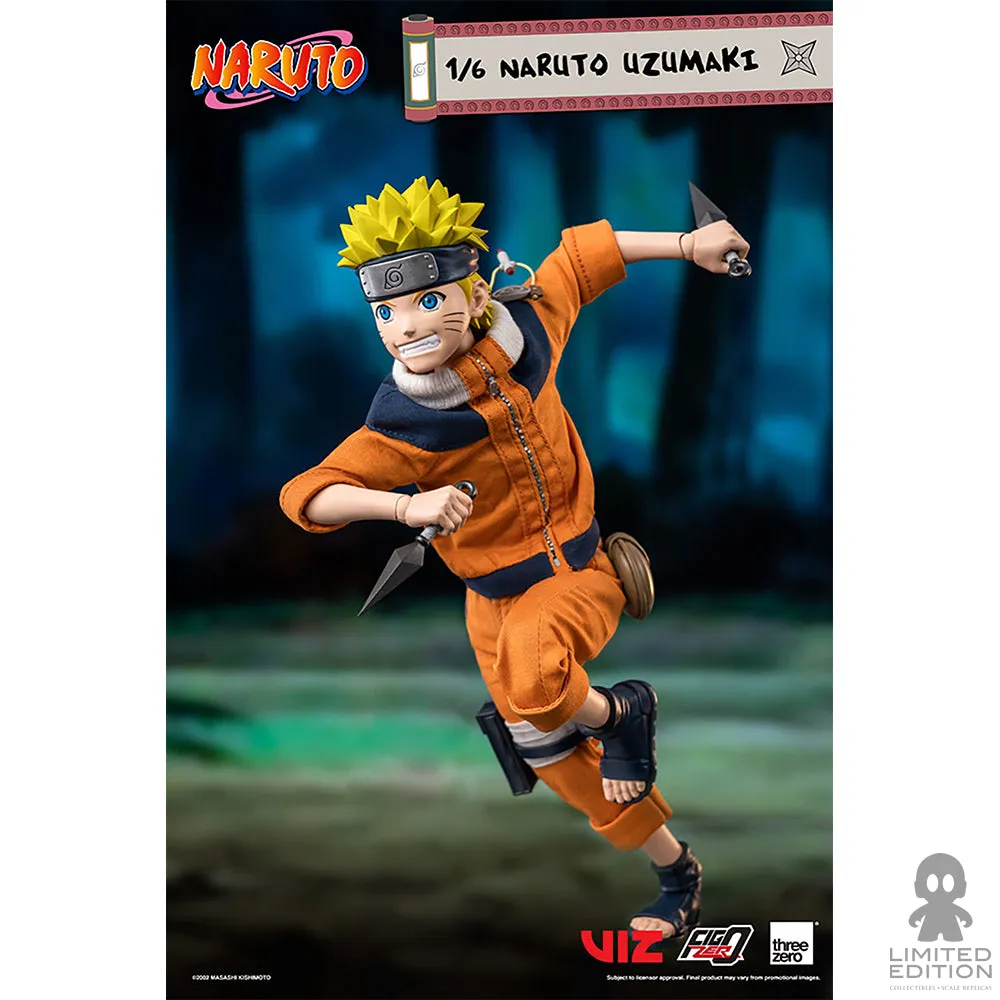 Threezero Figura Articulada Naruto Uzumaki Naruto By Masashi Kishimoto - Limited Edition