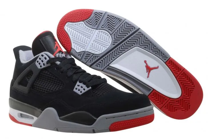 Tênis Air Jordan 4 Retro OG 'Bred' 2019