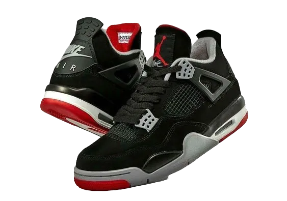 Tênis Air Jordan 4 Retro OG 'Bred' 2019