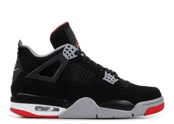 Tênis Air Jordan 4 Retro OG 'Bred' 2019